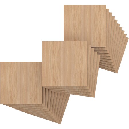 7 3/4W X 7 3/4H X 3/8T Wood Hobby Boards, Hickory, 25PK